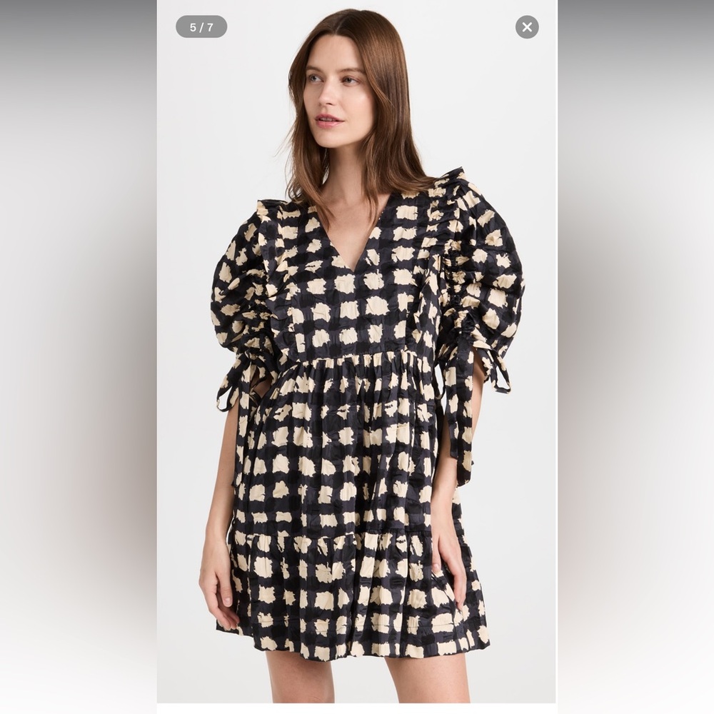 Sea ginger gingham dress